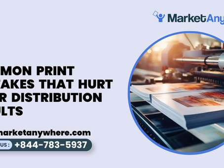 Common Print Mistakes That Hurt Flyer Distribution Results